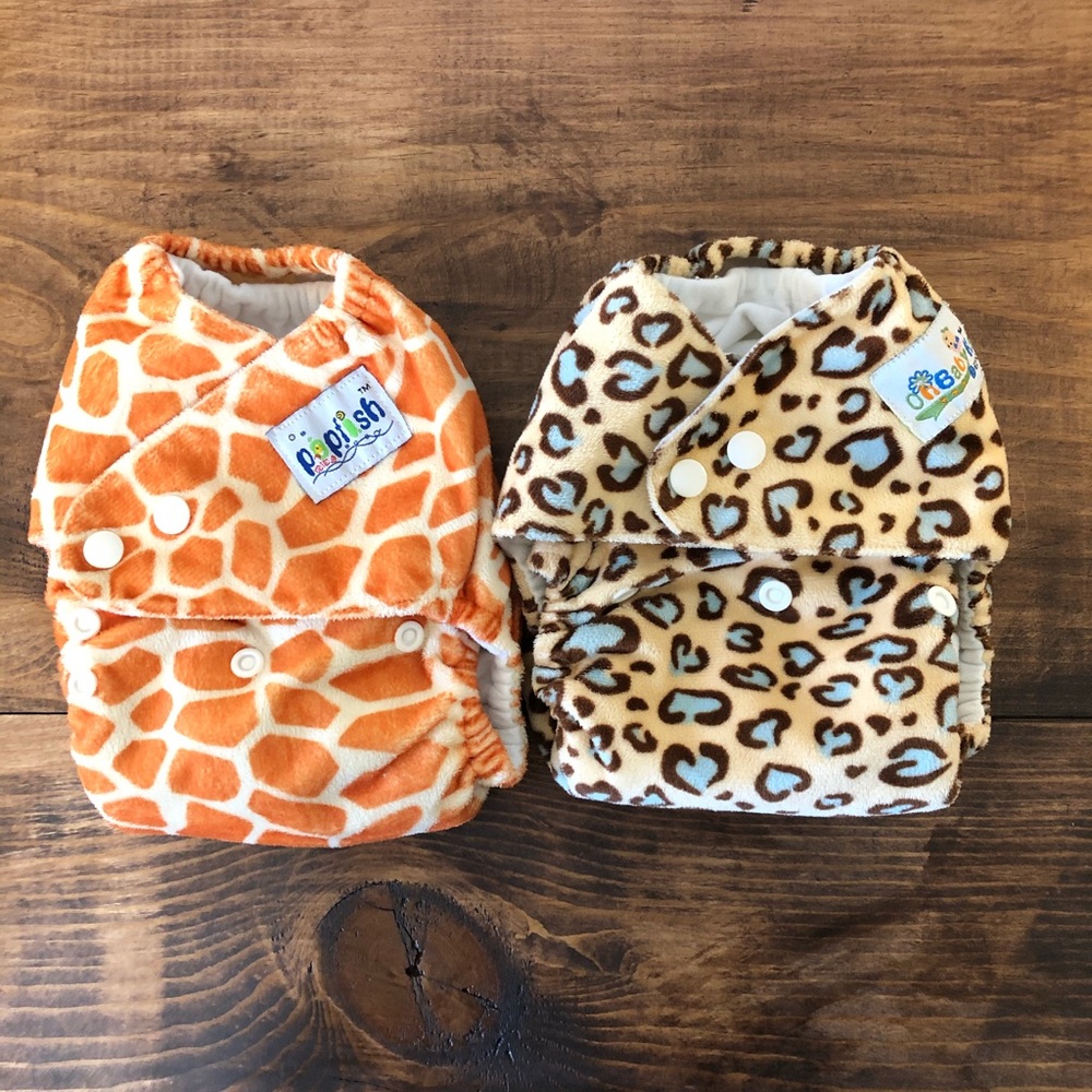 Animal Print Cloth Diapers